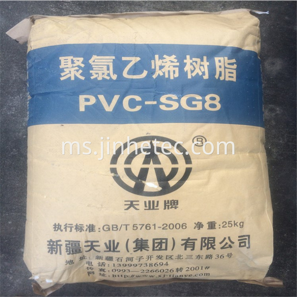 PVC Brand SG8 Raw Material Pvc Polymer K57